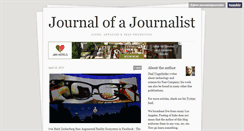 Desktop Screenshot of journalofajournalist.com